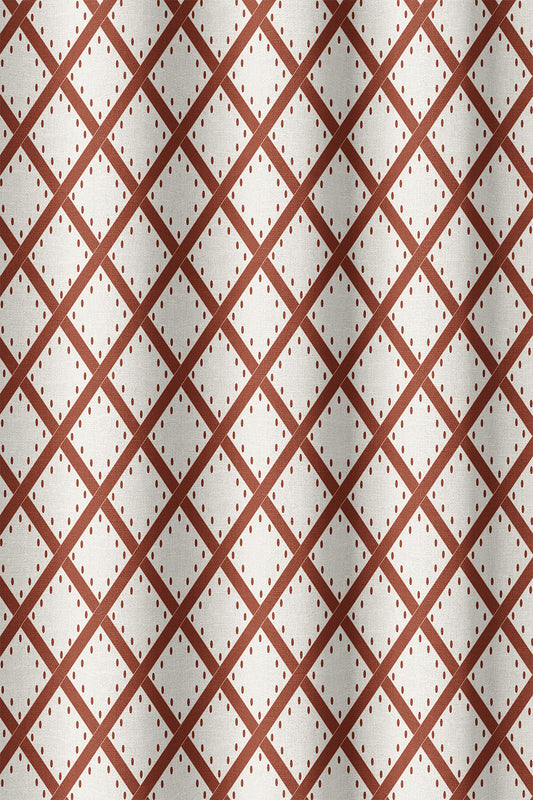 Lattice & Dots Fabric