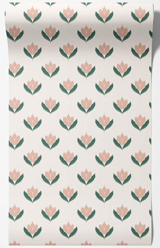 Libby Floral Wallpaper – Pink