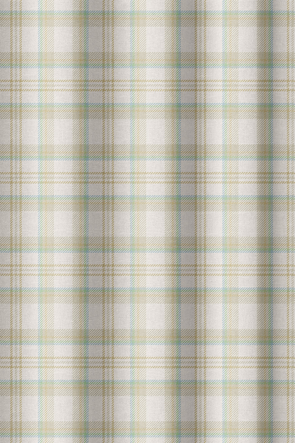 Textured Plaid - light blue, gentle green, warm flax and ivory
