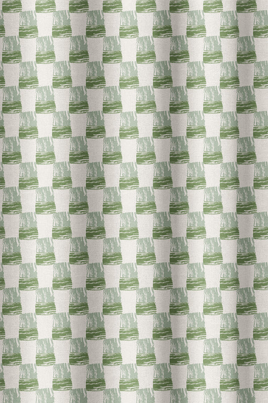 Brush Plaid Green or Blue