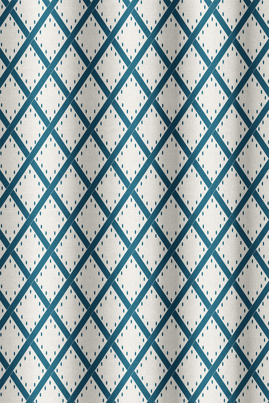 Lattice & Dots Fabric