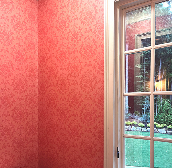 Stacey French inspired Damask Wallpaper